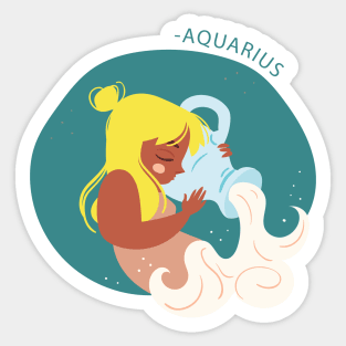 Aquarius Sticker